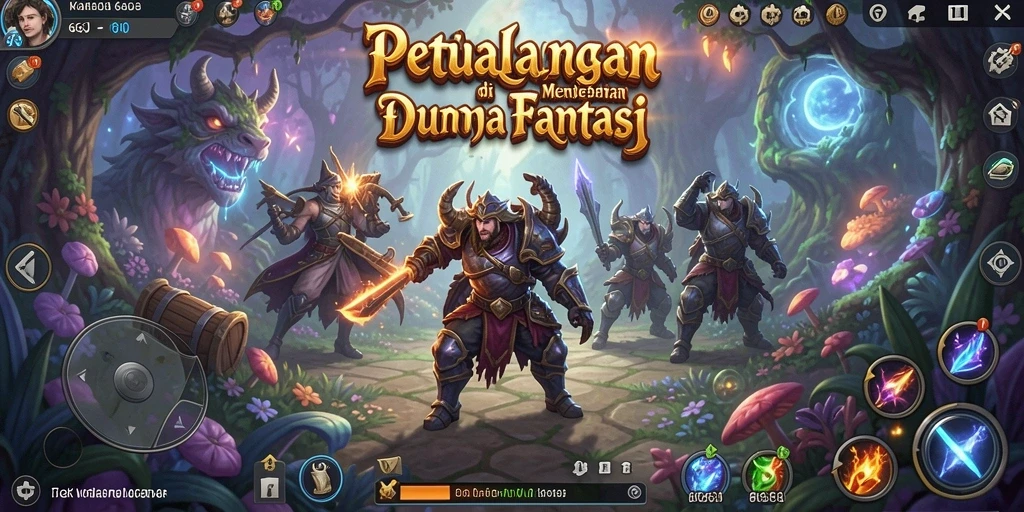 Screenshot utama 666J menampilkan aksi seru dalam petualangan.