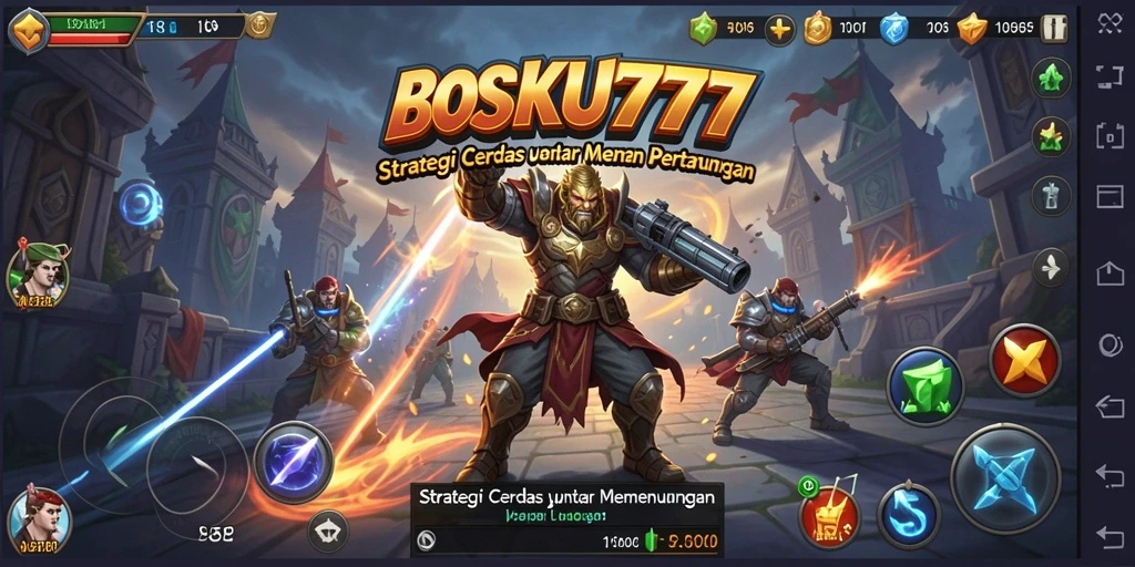 Gameplay seru dan strategis dalam BOSKU777.