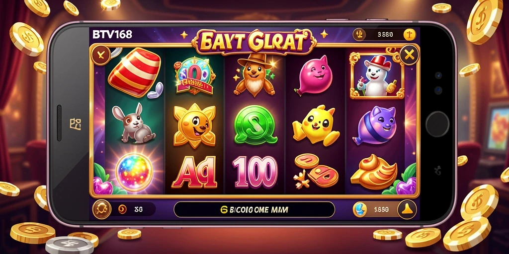 Screenshot utama BTV168 menunjukkan betapa menariknya gameplay Slot.