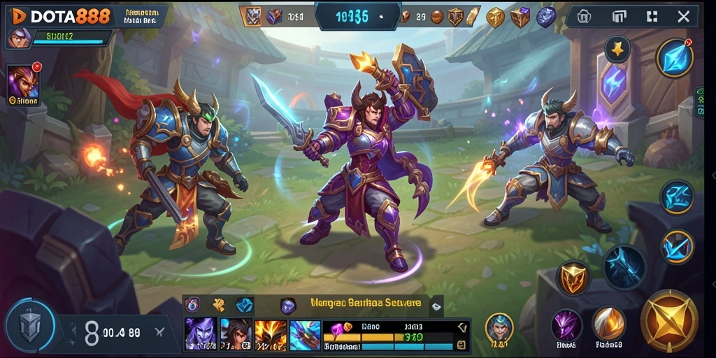Tampilan gameplay DOTA88 yang memikat dan penuh aksi olahraga.