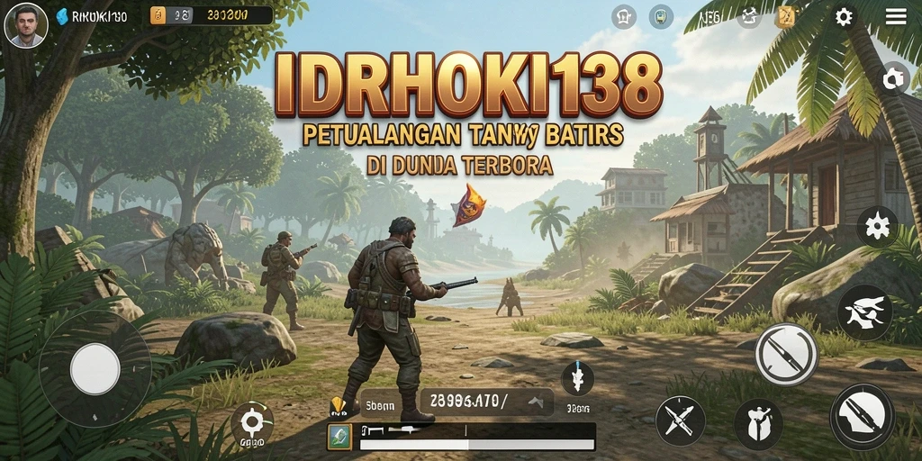 Screenshot gameplay IDRHOKI138 menampilkan petualangan seru di dunia terbuka.