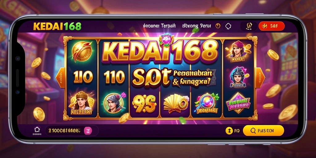 Tampilan menarik gameplay KEDAI168 yang seru dan penuh warna.