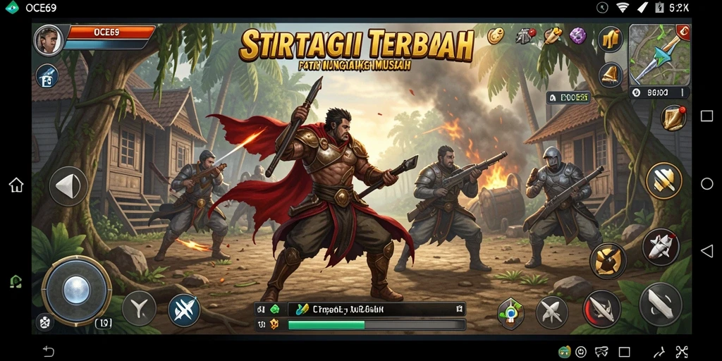 Tampilan gameplay OCE69 yang menegangkan dan strategis.