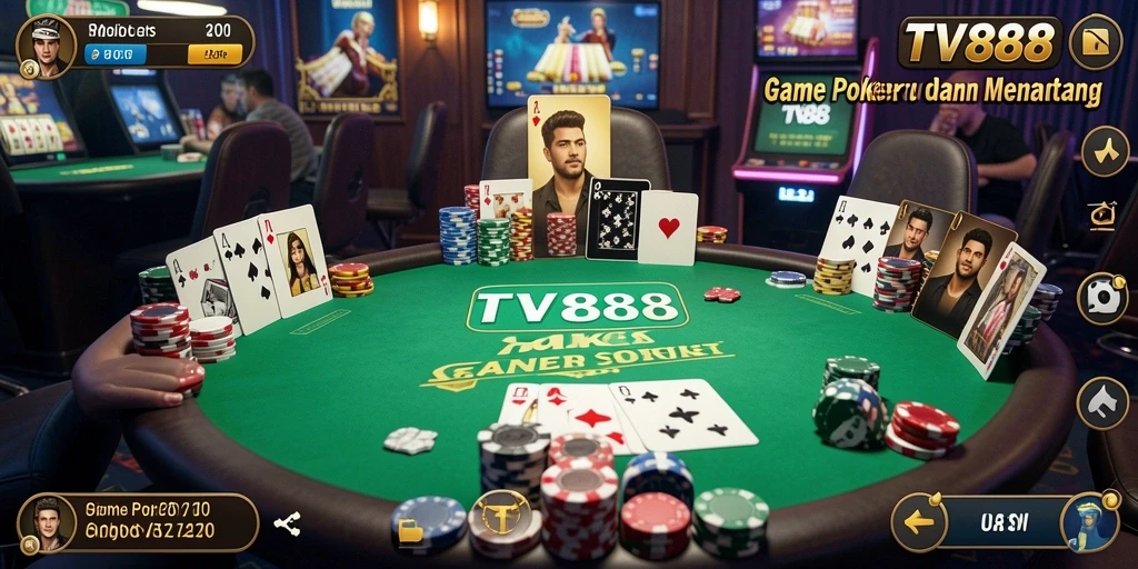 Tampilan menarik gameplay TV888 yang seru dan interaktif.