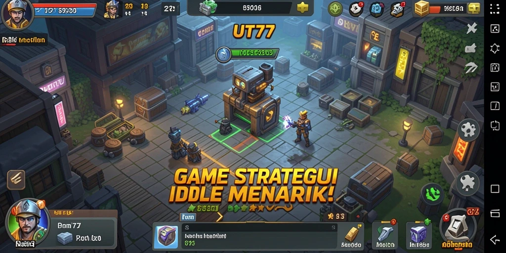 Tampilan gameplay seru dan interaktif dalam UT77.